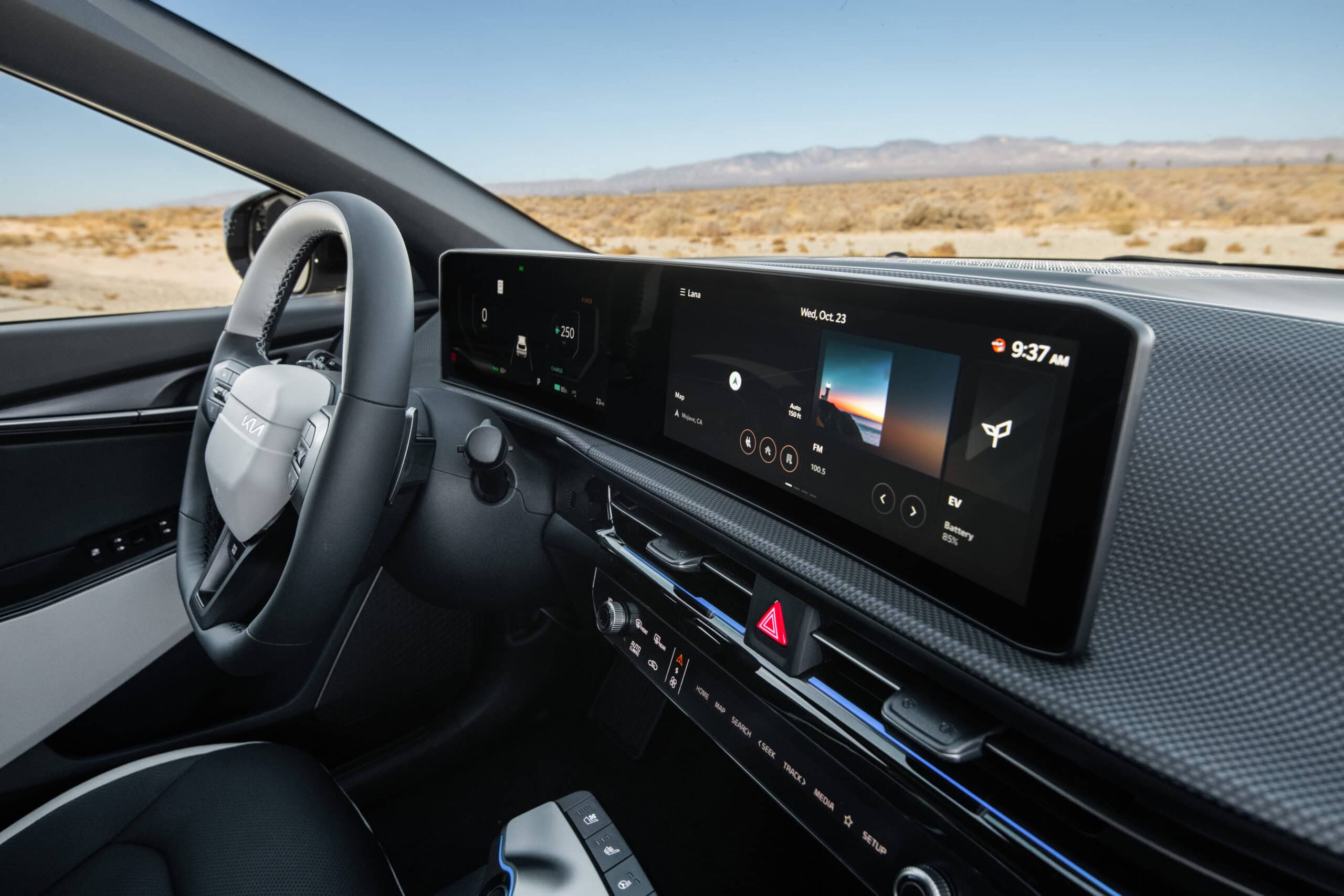 2026 kia ev6 showing dashboard
