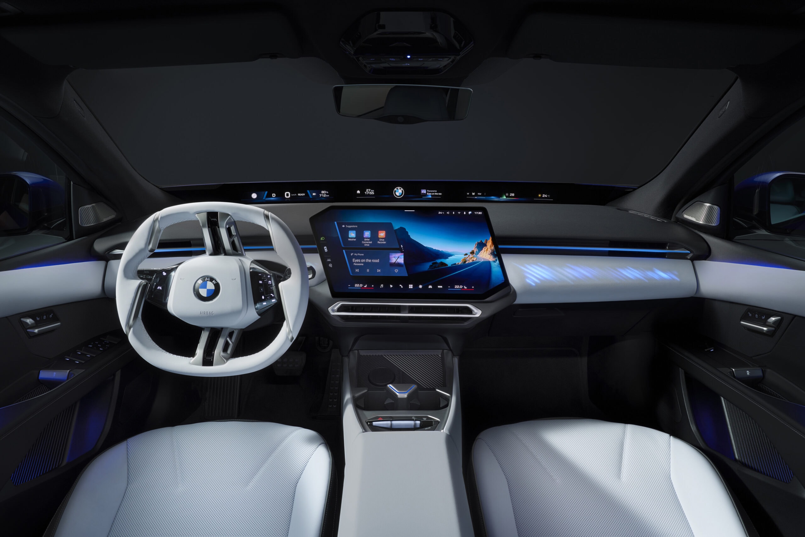 2027 BMW i3 Sedan new internal dash and steering wheel