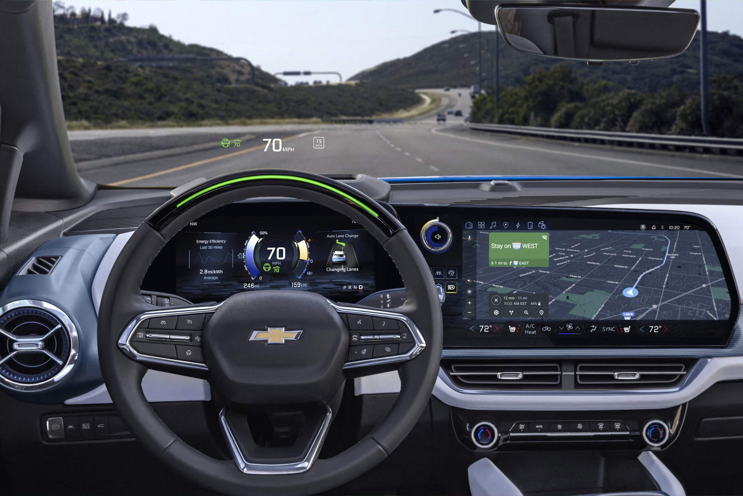 2026 Chevrolet Equinox EV 3lt dashboard