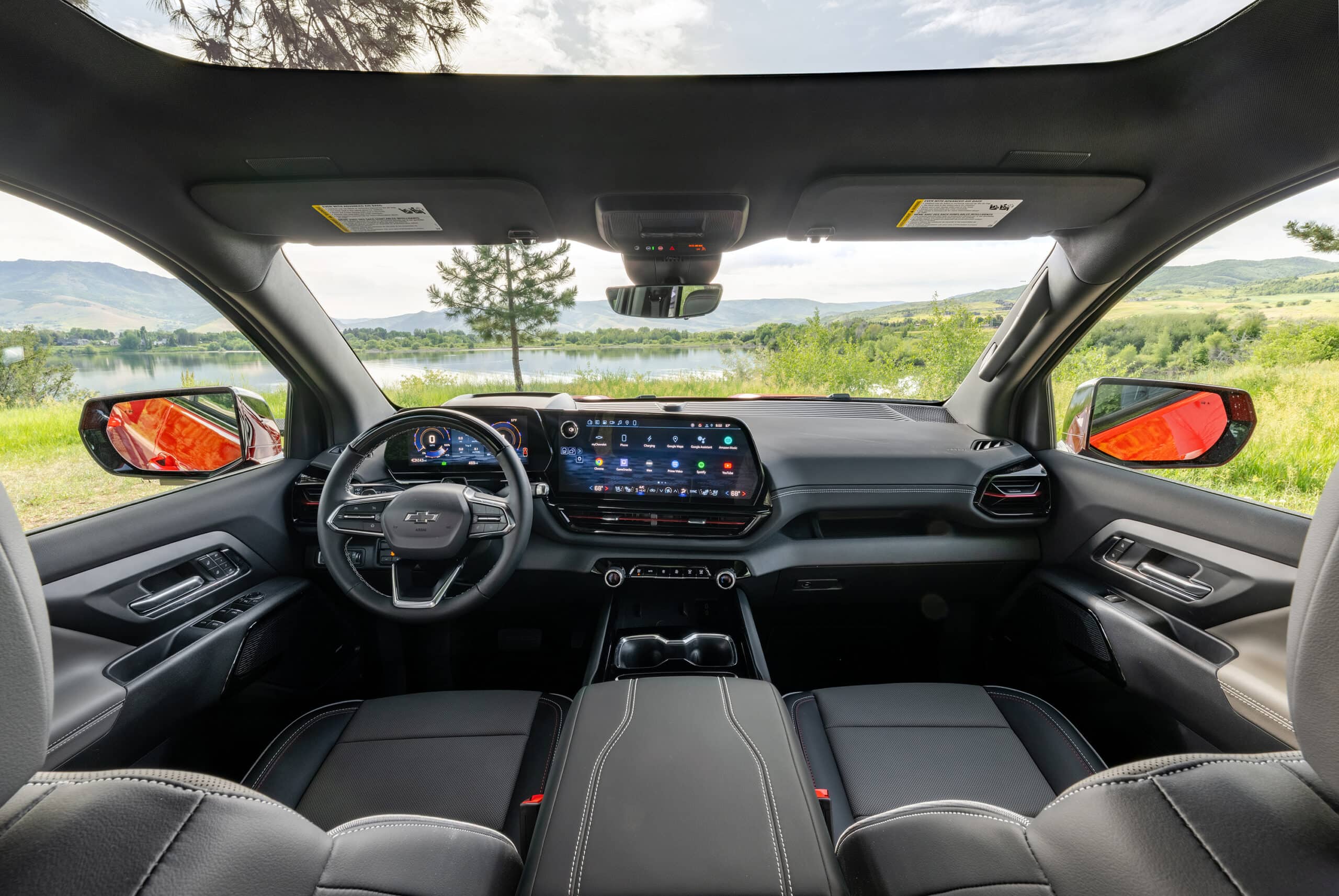 2026 Chevrolet Silverado EV trail boss internal dash and seats