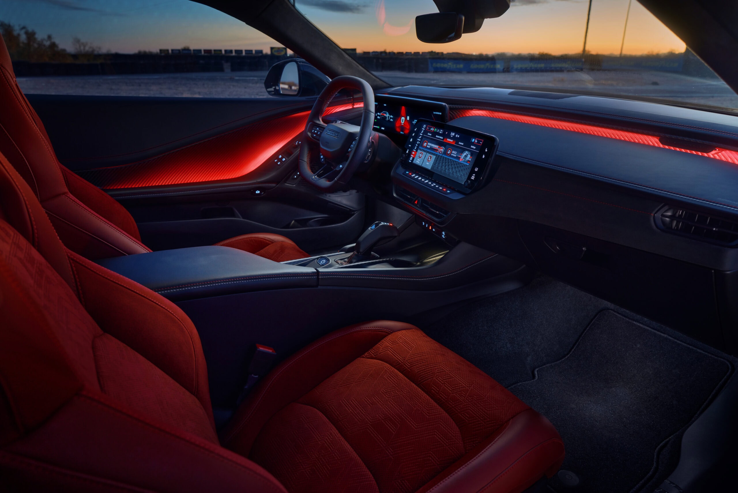 2026 Dodge Charger Daytona ev dash and seats