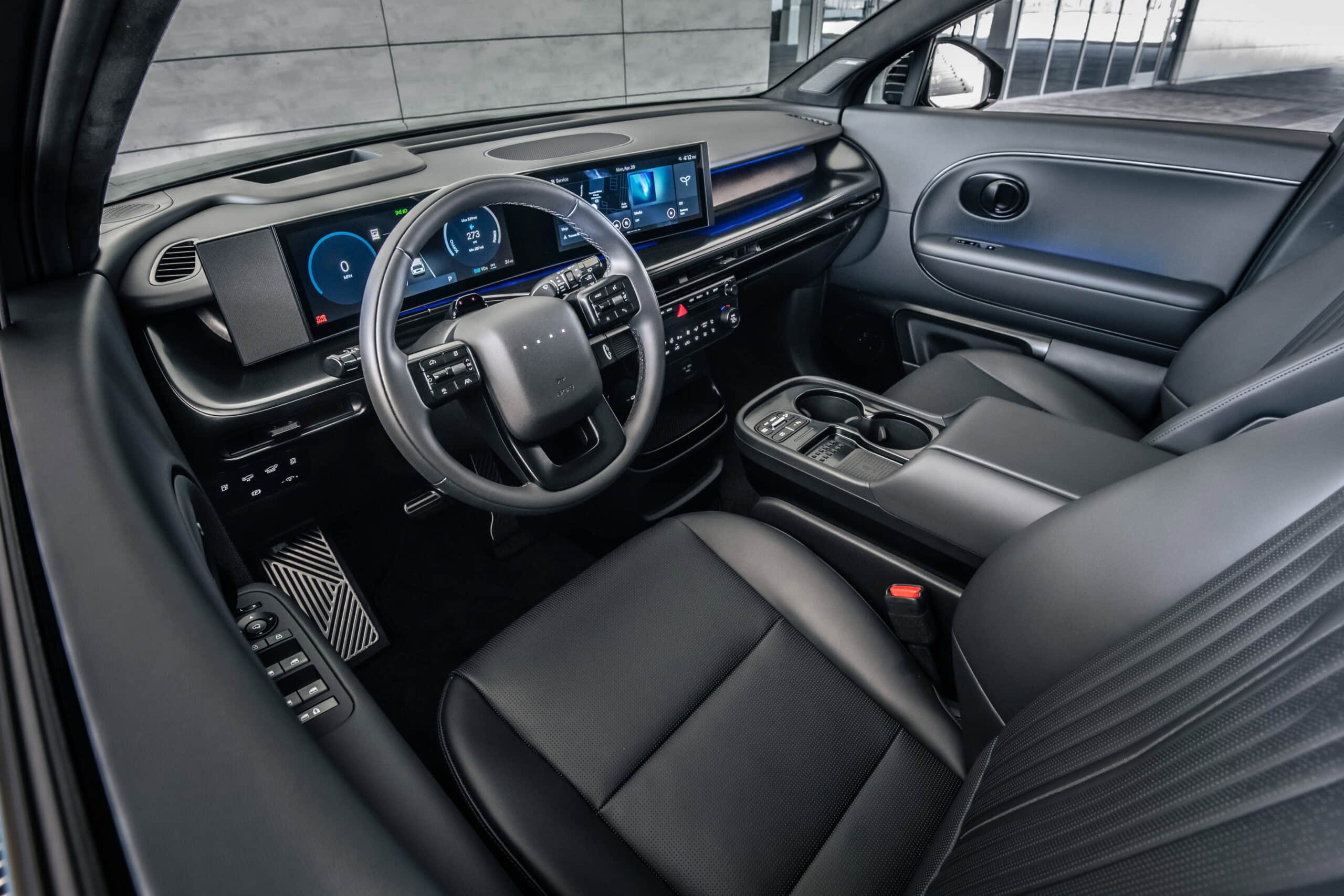 2026 Hyundai Ioniq 9 front internal dash and seats