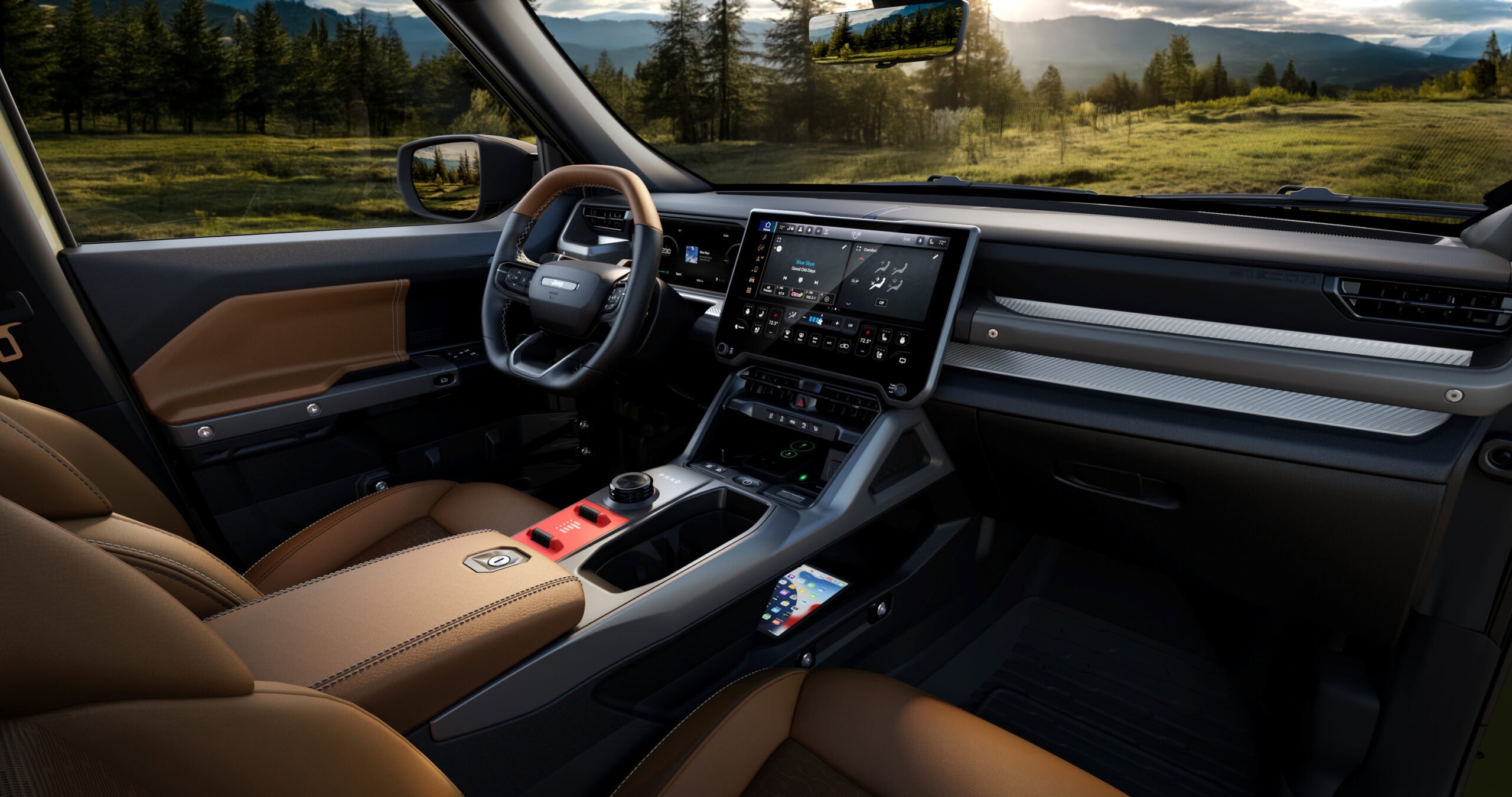 2026 Jeep Recon internal with seats and dash