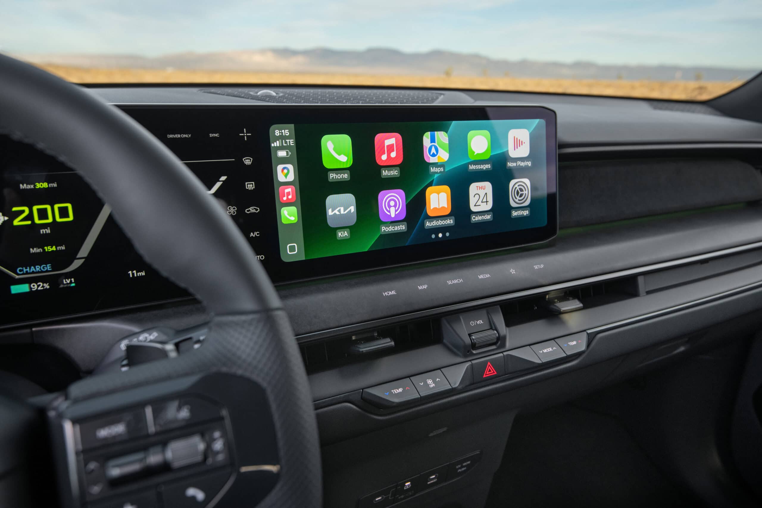 2026 Kia EV9 internal dashboard