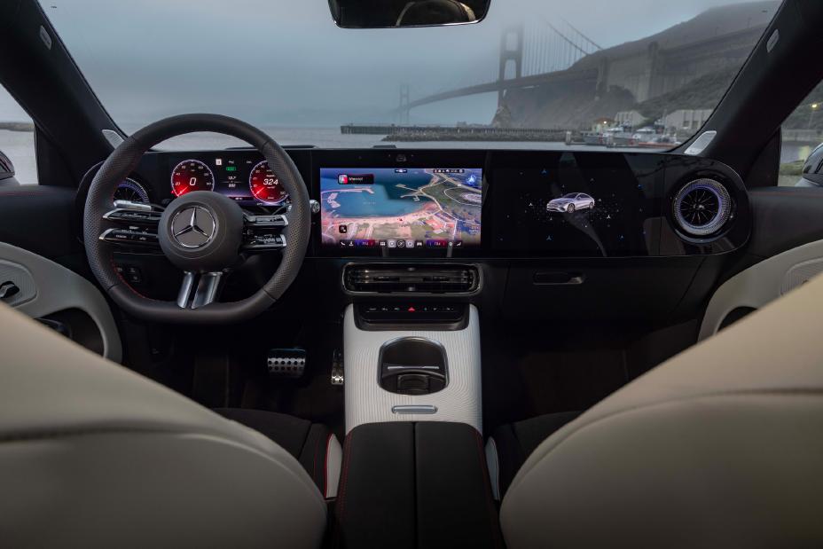 mercedes cla electric dash and seasts