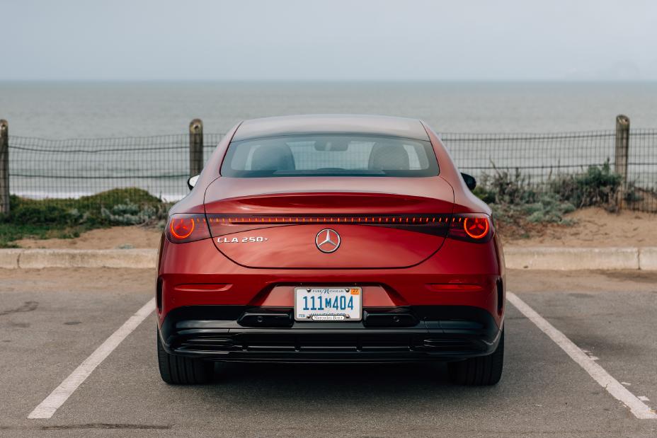mercedes cla electric external rear view