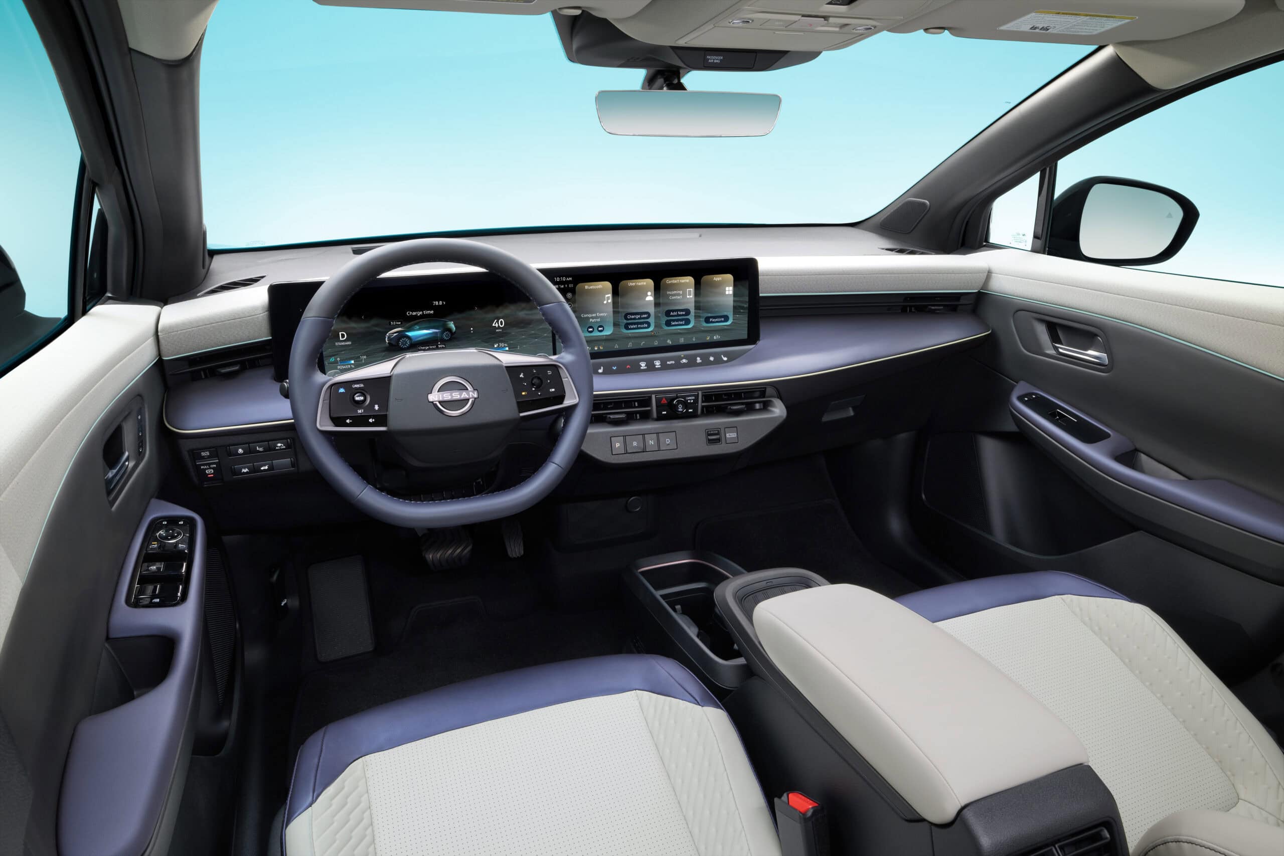2026 Nissan Leaf internal seats and dash