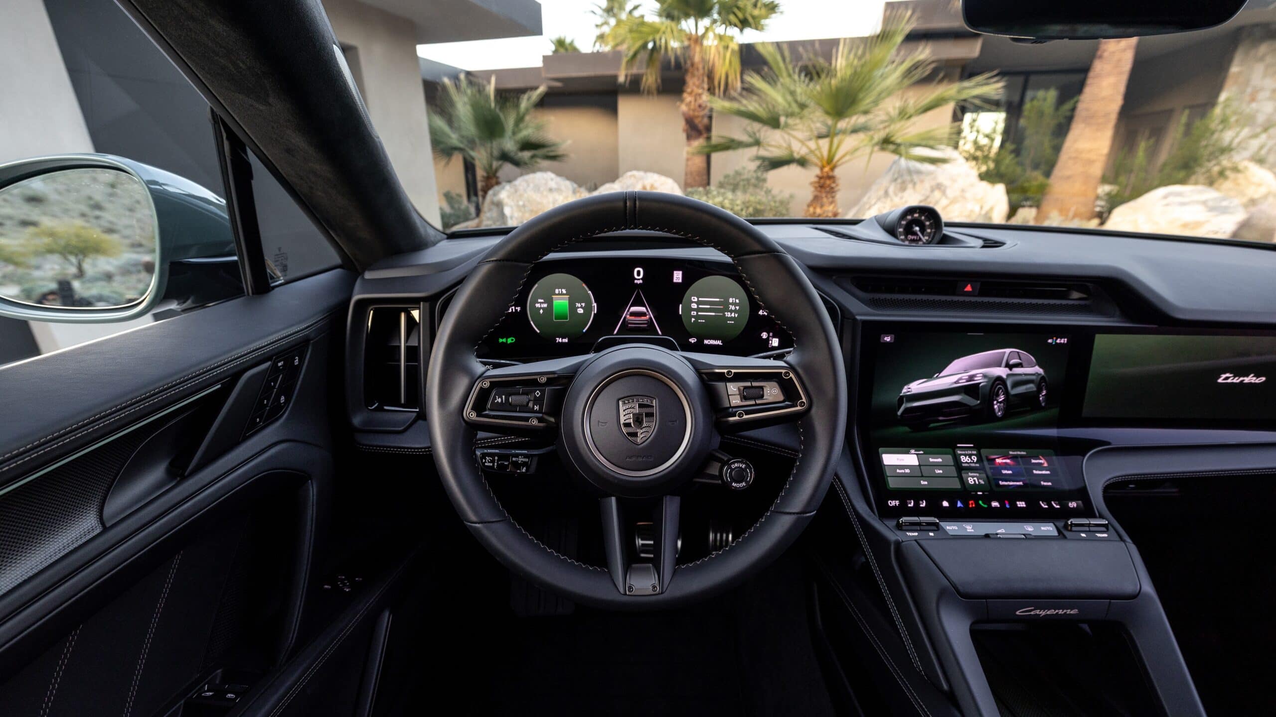 Porsche Cayenne Electric Has Arrived, and It Might Be the Most Important EV Porsche Has Ever Built interior dashboard