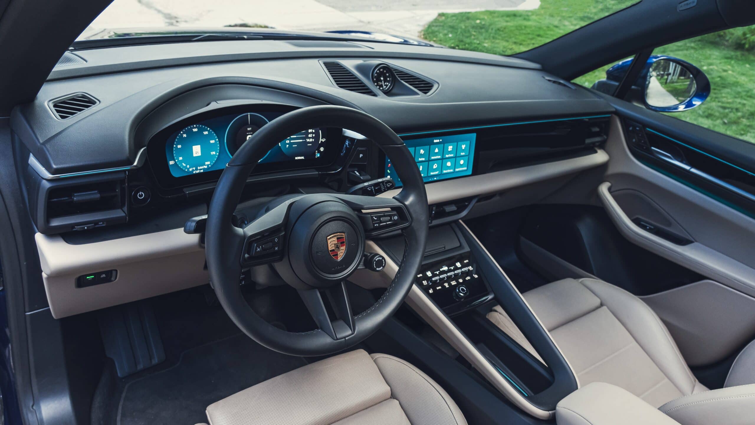 2026 Porsche Macan Electric interior with dashboard
