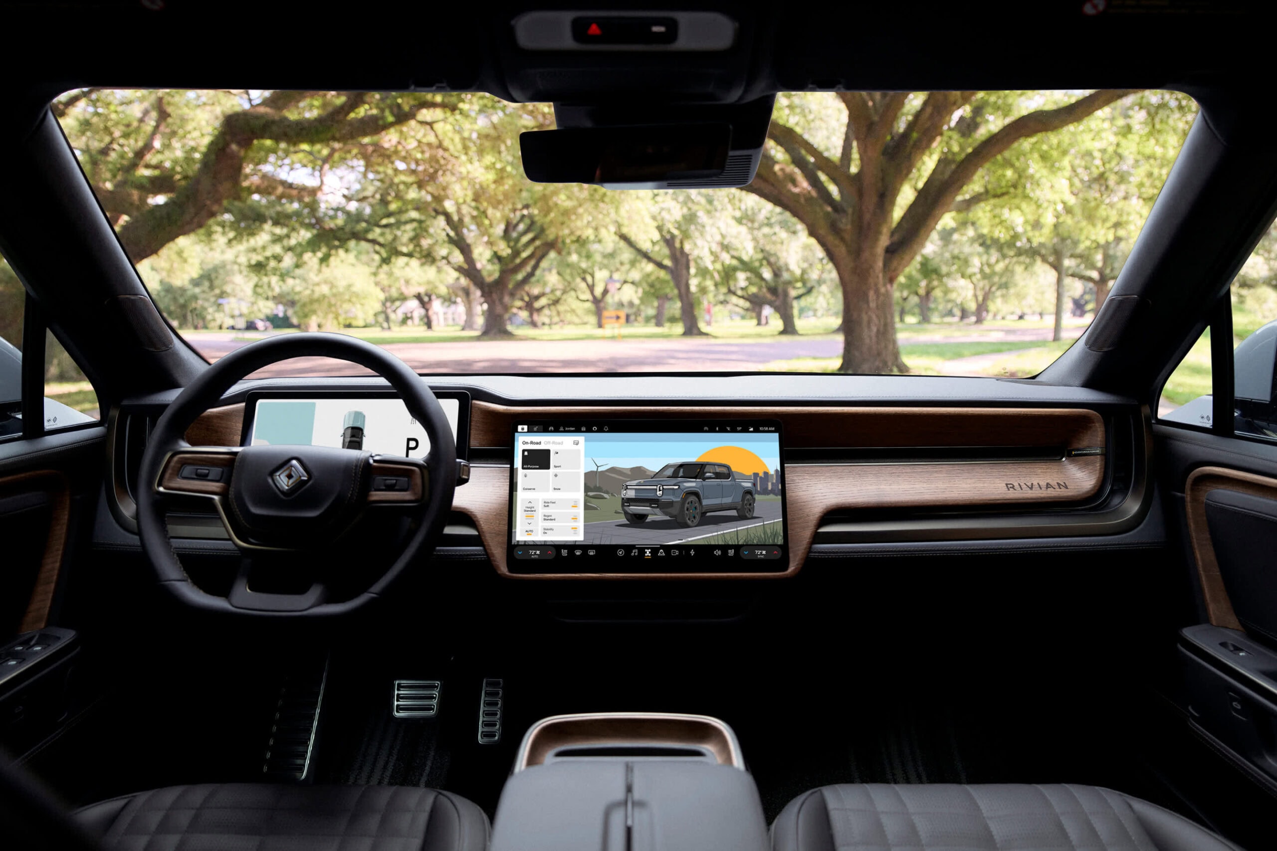Rivian R1T internal Dashboard View