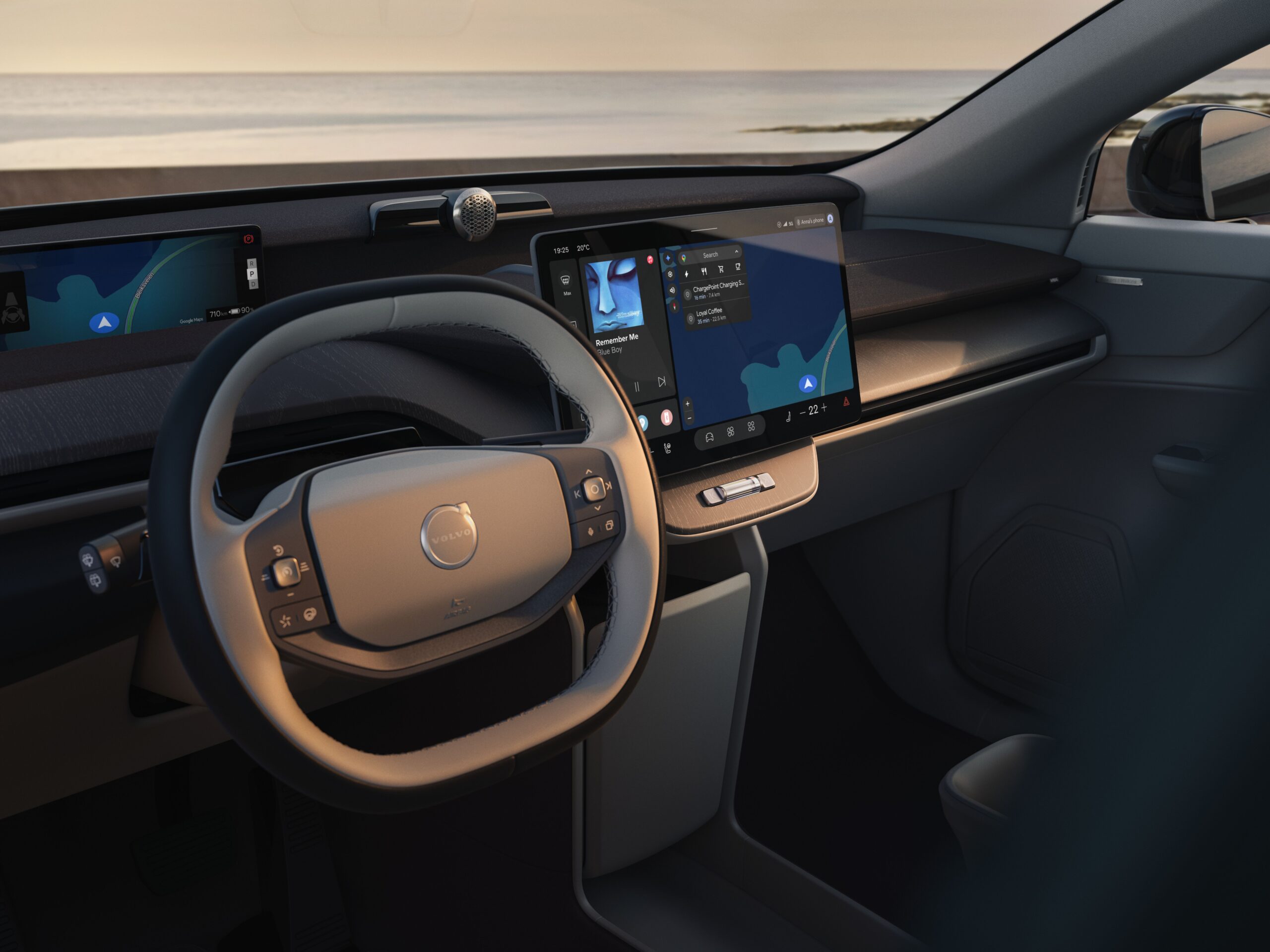 2027 Volvo EX60 int centre console