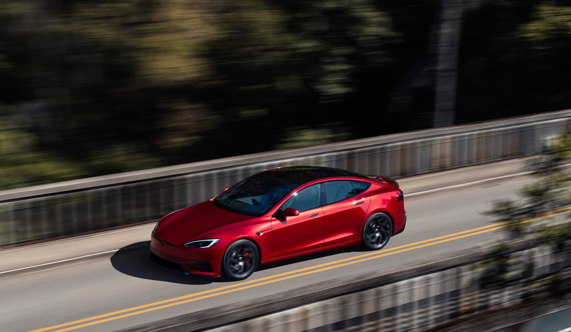 2026 Tesla Model S refresh exterior front three-quarter