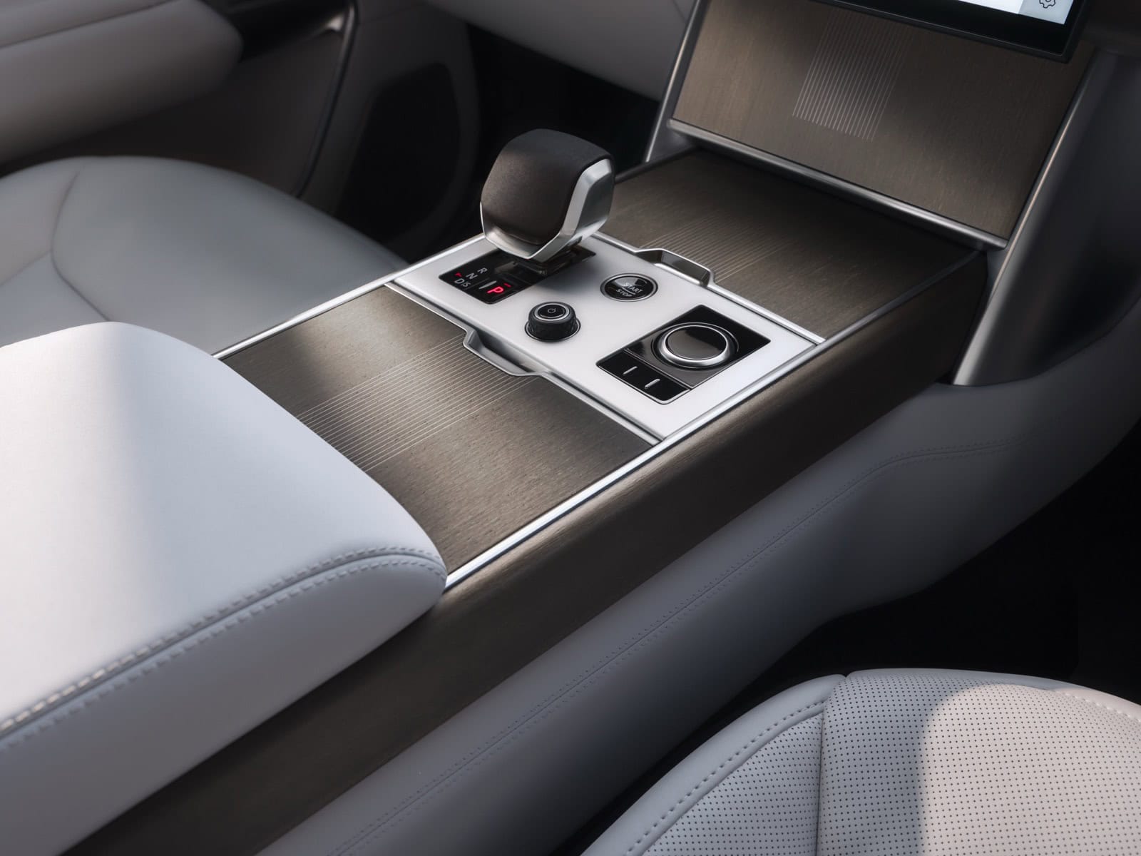 2027 Range Rover Electric centre console and gear selector