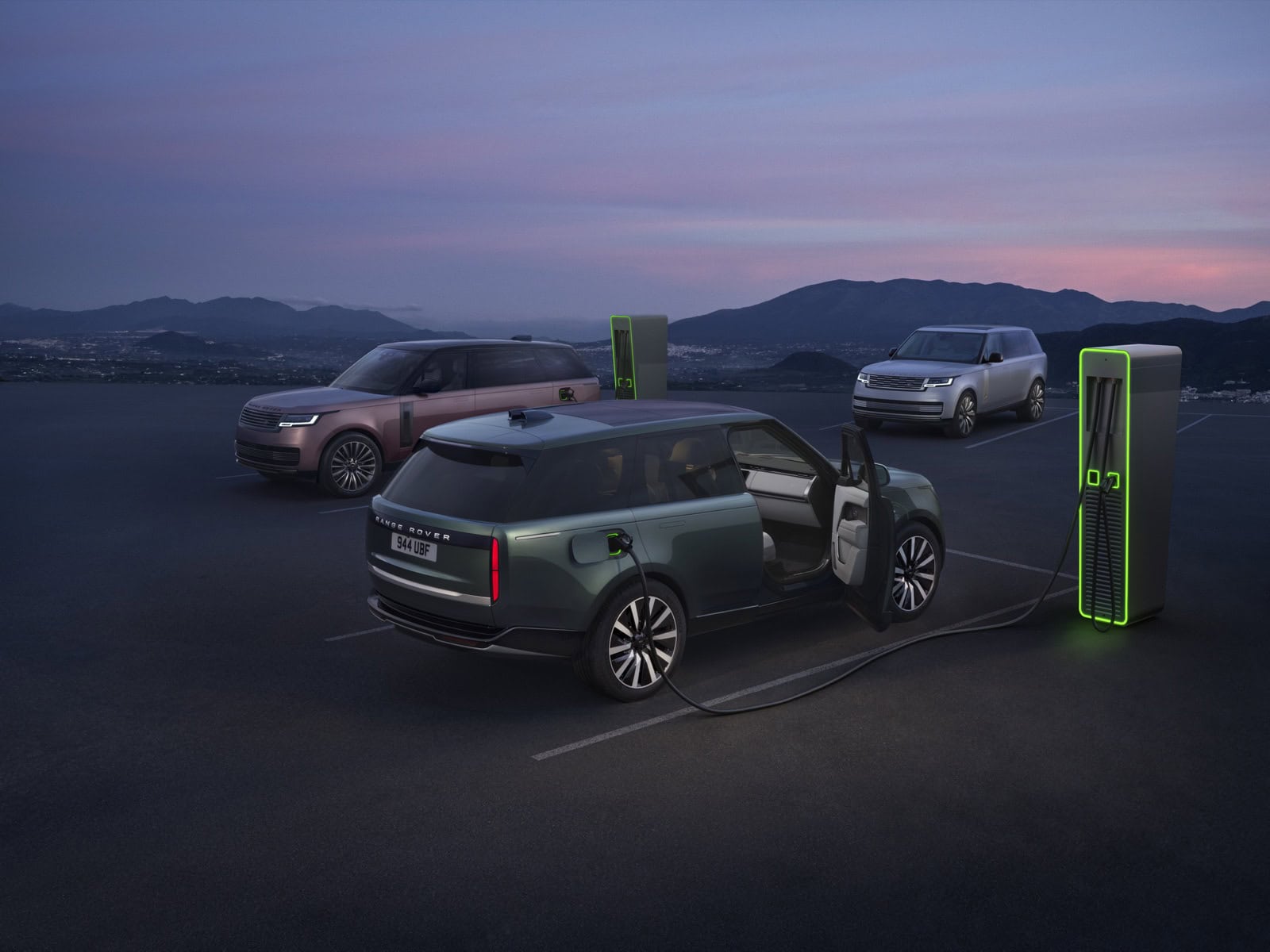 2027 Range Rover Electric charging port
