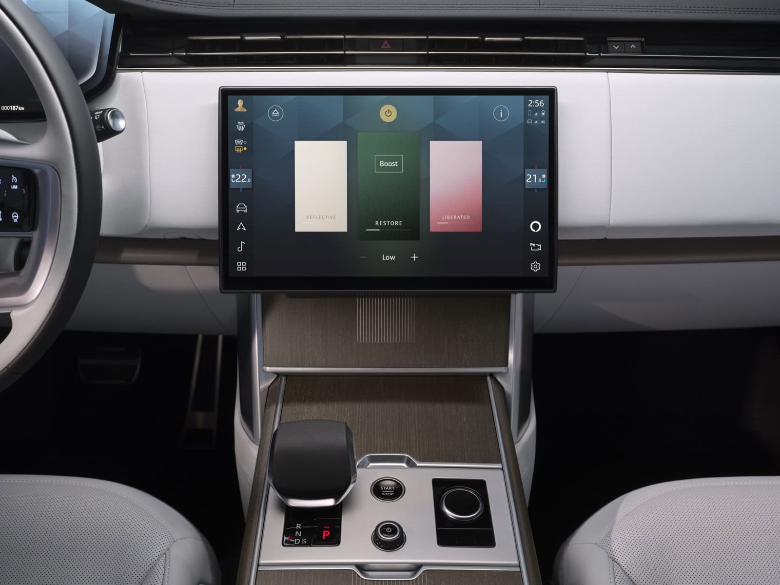 2027 Range Rover Electric interior and dashboard